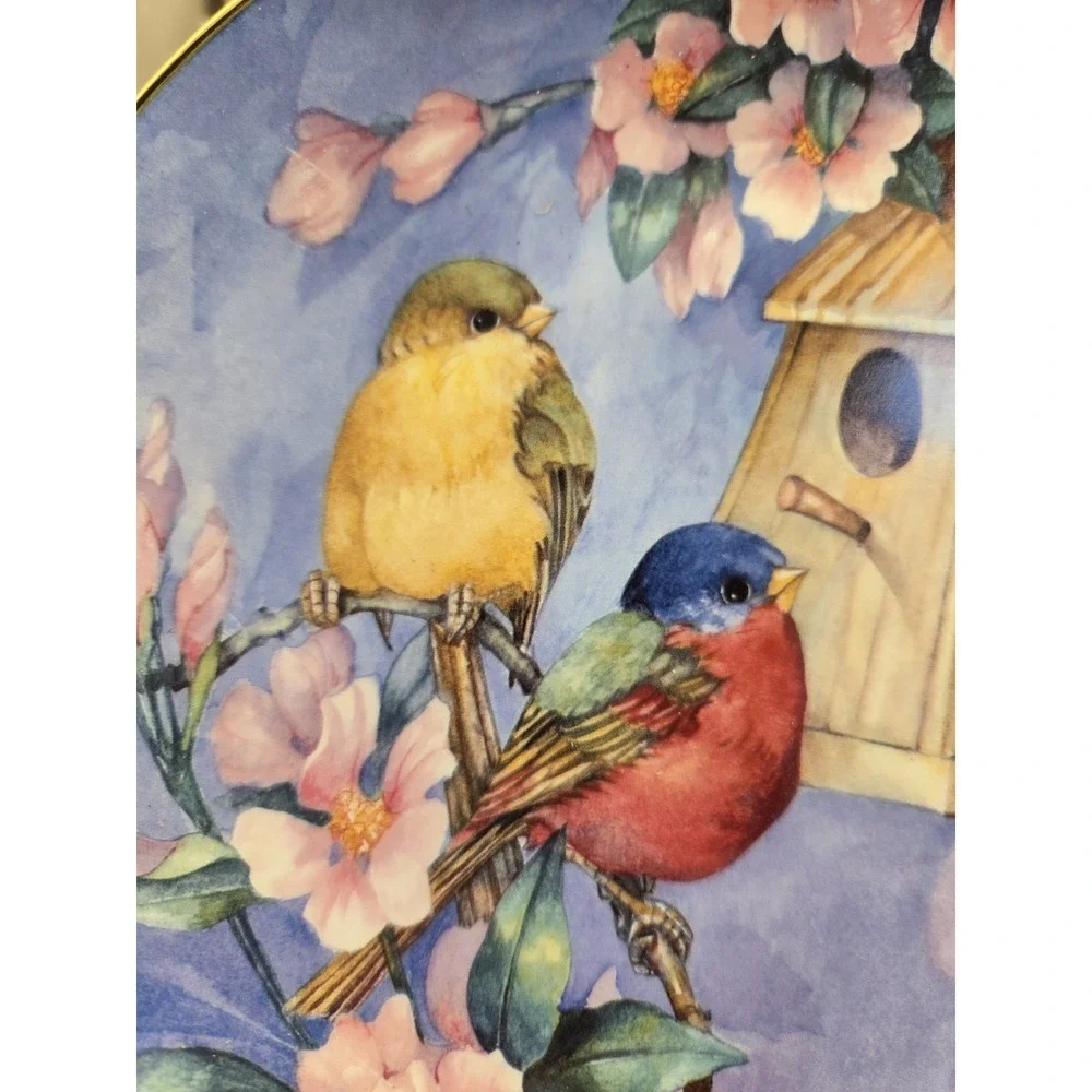Carolyn Shores Wright, 'House Hunting' Bone China 1990's  B#31
